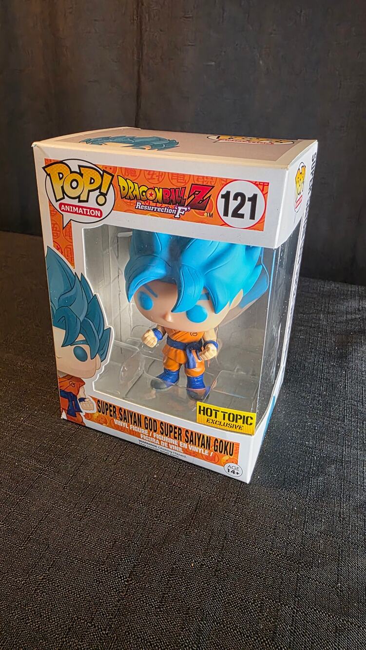 Funko Pop! Dragon Ball Z SSGSS Goku #121 with Box